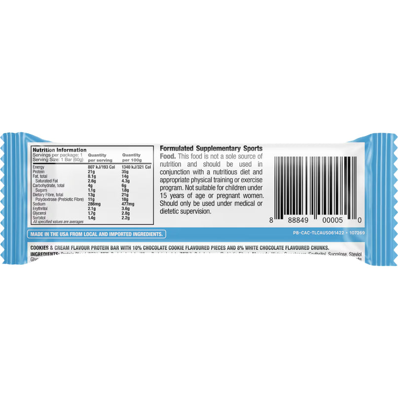 Quest Cookies & Cream Protein Bars 12x60g x2-2029334132668108802