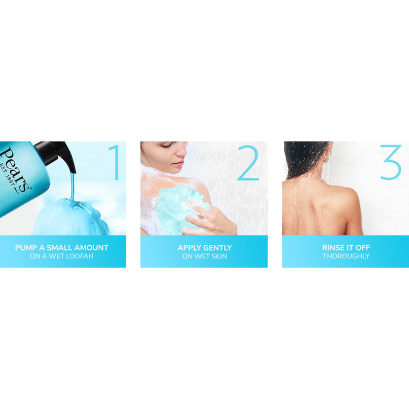 Pears Body Wash for Glowing Skin with Mint Extract 500mL-2029334127236485123