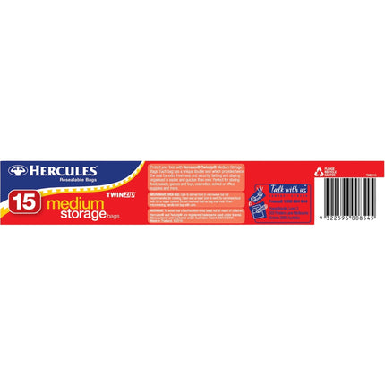 Hercules Medium Storage Bags 15pk x5-2017004942035914755