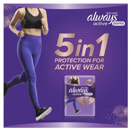 Always Discreet 5 in 1 Pants Medium 10-16 70-100cm 9 Pack x2-2029334103844851716