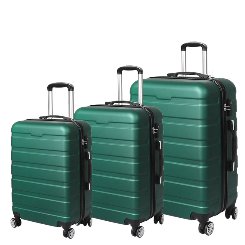 Slimbridge 3PC Luggage sets Suitcase Green-2006733066688663552
