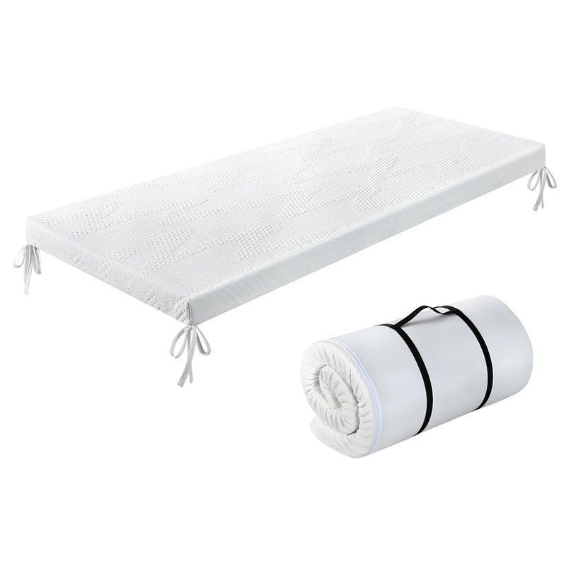 Dreamz Gel Memory Foam Mattress Topper Camping Bed Car Mattress Roll Floor Mat-2029334094772572160