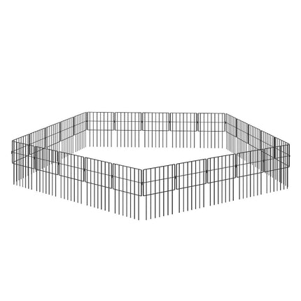 Mountview 25 Pcs Garden Fence Border Rustproof Metal-2006733422801850368