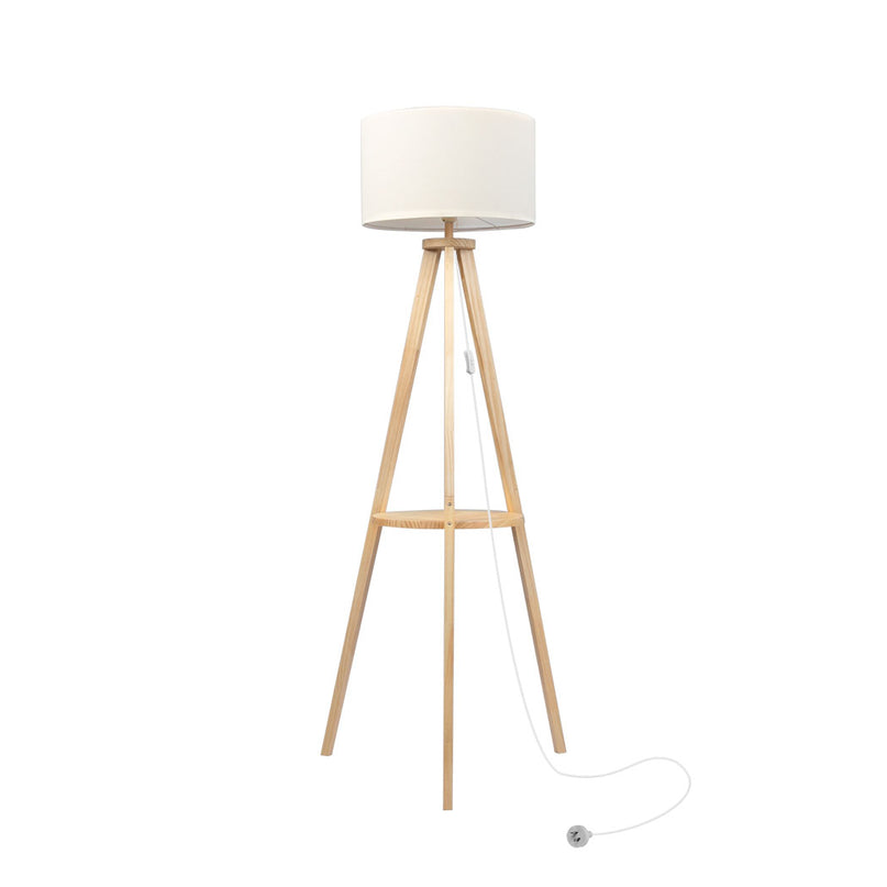 EMITTO Tripod Floor Lamp with Shelf-2018816831451697152