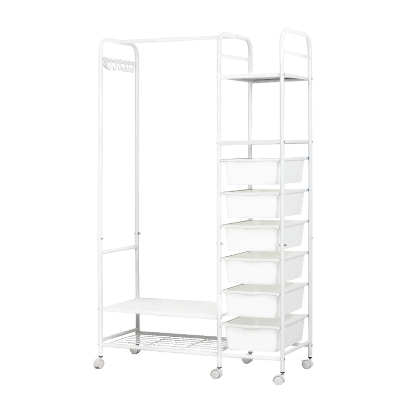 Levede 94CM Clothes Rack Stand Heavy Duty Hanging-2006732699984859136