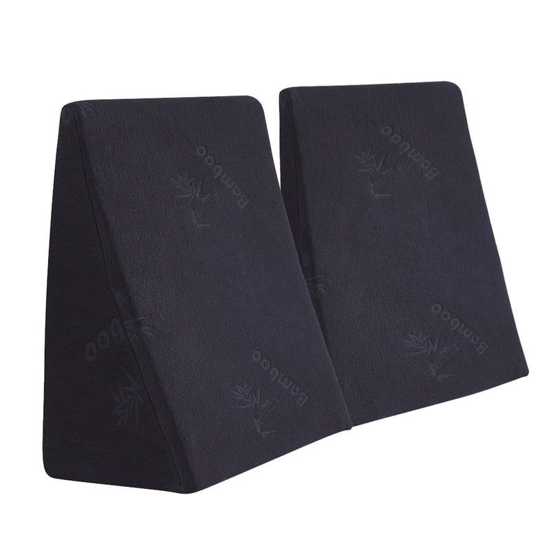 Cool Gel Memory Foam Bed Wedge Pillow With Cover-2029387198641606656