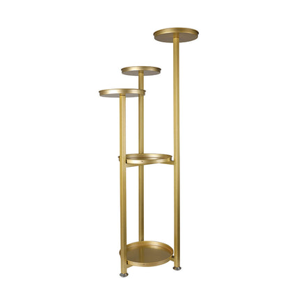 Levede Plant Stand Outdoor Indoor Flower Gold Medium-2018816737776111616