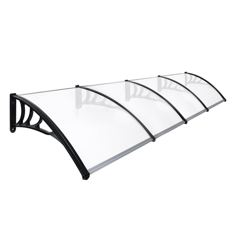 Mountview Window Door Awning Outdoor 1M X 4M Transparent 1x4M-2006733104710029312