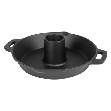 Toque Cast Iron Roaster Stand Non-stick Beer Can Chicken Holder Kitchen Outdoor-2029334115999944704