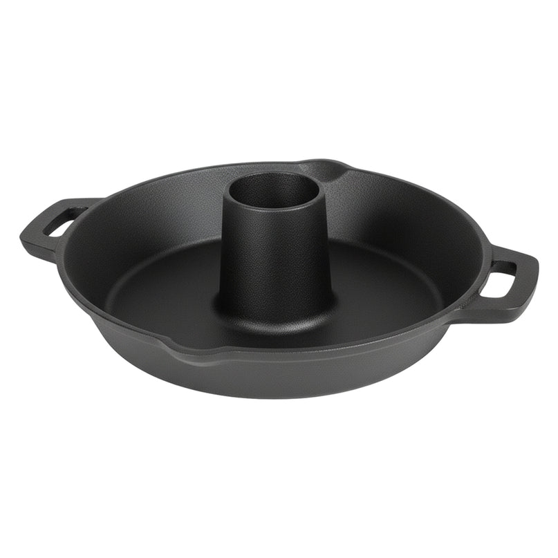 Toque Cast Iron Roaster Stand Non-stick Beer Can Chicken Holder Kitchen Outdoor-2029334115999944704