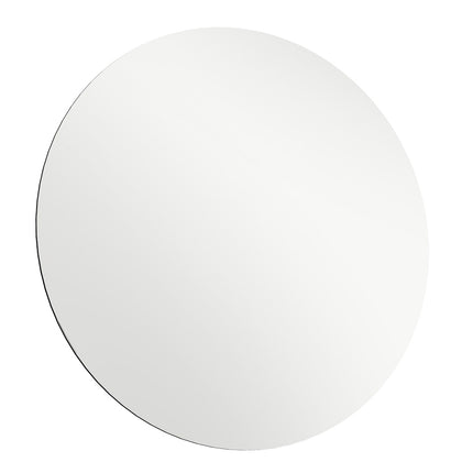 Yezi 50cm Round Wall Mirror Frameless Tempered Glass-2006732738371129344