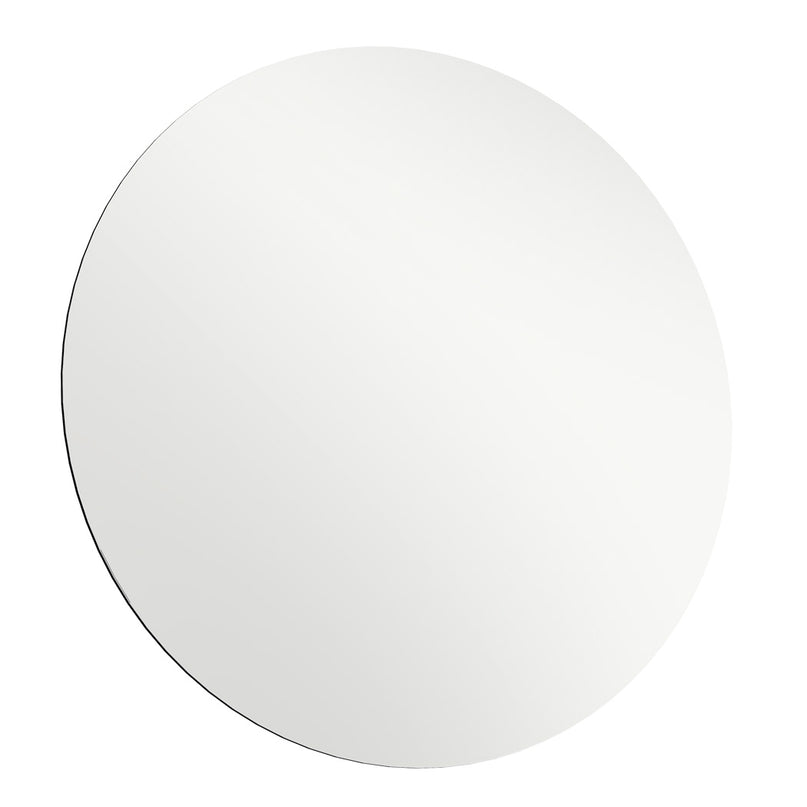 Yezi 50cm Round Wall Mirror Frameless Tempered Glass-2006732738371129344