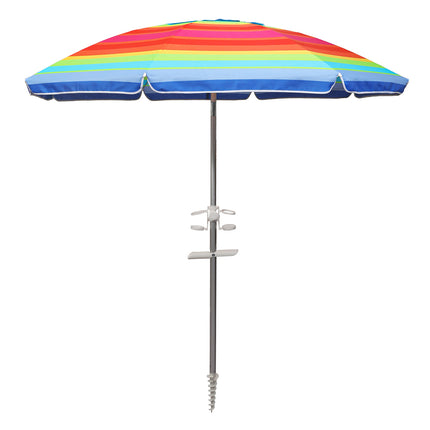 Mountview 2M Outdoor Beach Umbrellas Sand Colorful-2006732891937181696