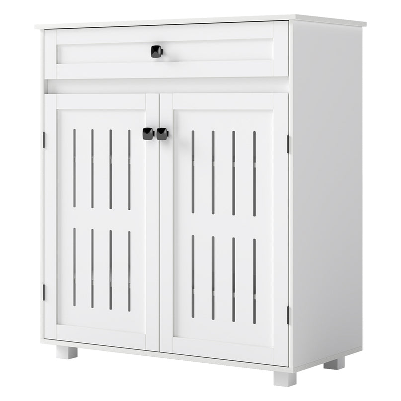 Levede Shoe Cabinet Door Storage Rack Cupboard White-2029387290895323136