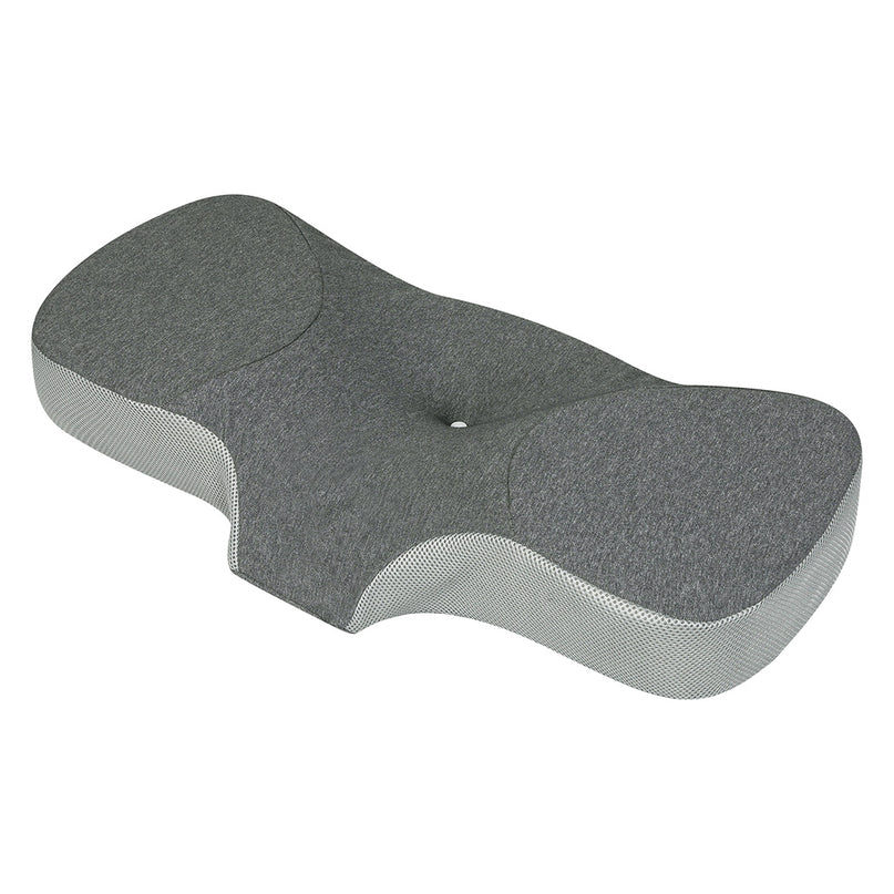 Dreamz Memory Foam Pillow Pillowcase Supprt Grey Rebound-2029387207172820992