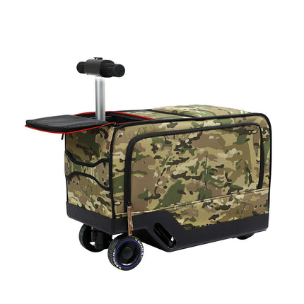 Slimbridge 20" Electric Riding Luggage Suitcase Green Colour-2018816941929664512