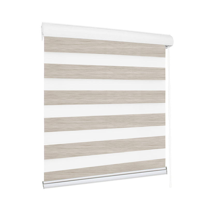 Marlow Blackout Zebra Roller Blind Curtains 150x210 Beige-2029387284964577280
