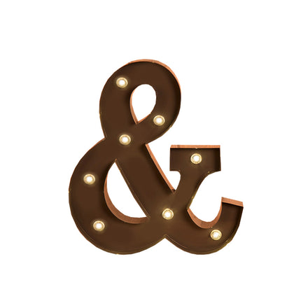 LED Metal Letter Lights Free Standing-2006733353281261568