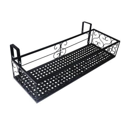 Levede Plant Stand Outdoor Indoor Home Black Rectangle-2018816682574876672