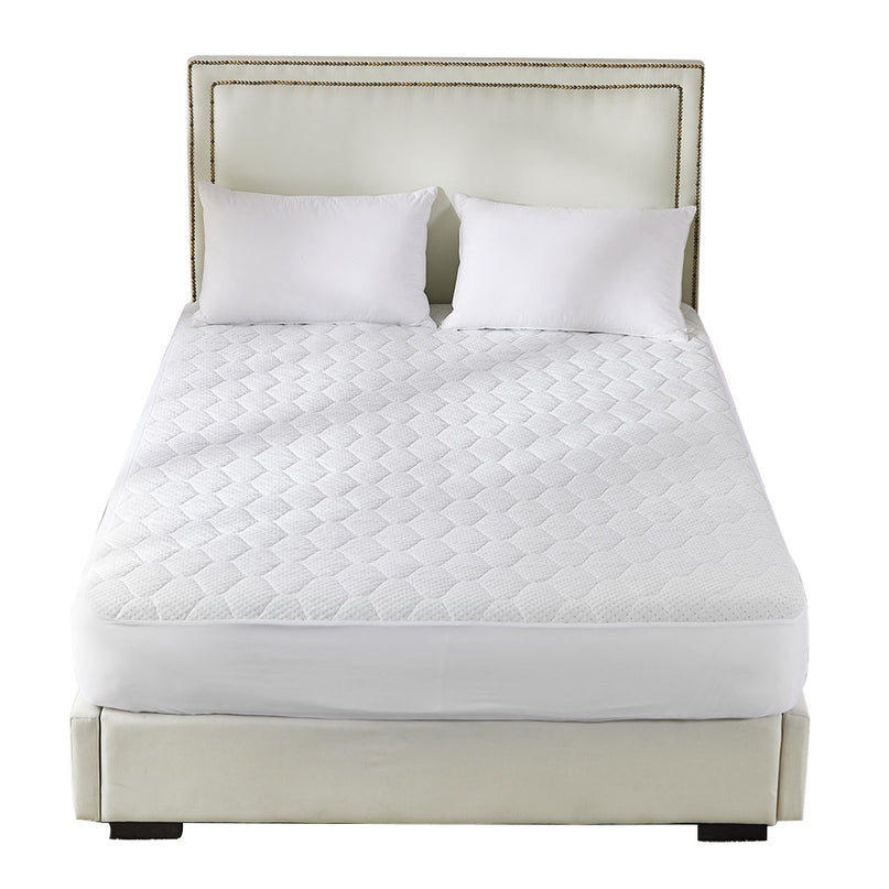 Dreamz Mattress Protector Topper Bamboo Double-2018816693085802496