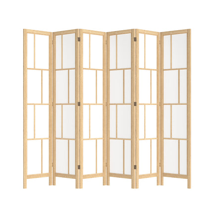 Levede 6 Panel Room Divider 170cm Freestanding Screen-2006733395052335104