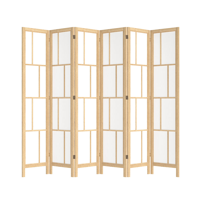 Levede 6 Panel Room Divider 170cm Freestanding Screen-2006733395052335104