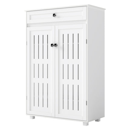 Levede Shoe Cabinet Door Storage Rack Cupboard White-2011971110257692672