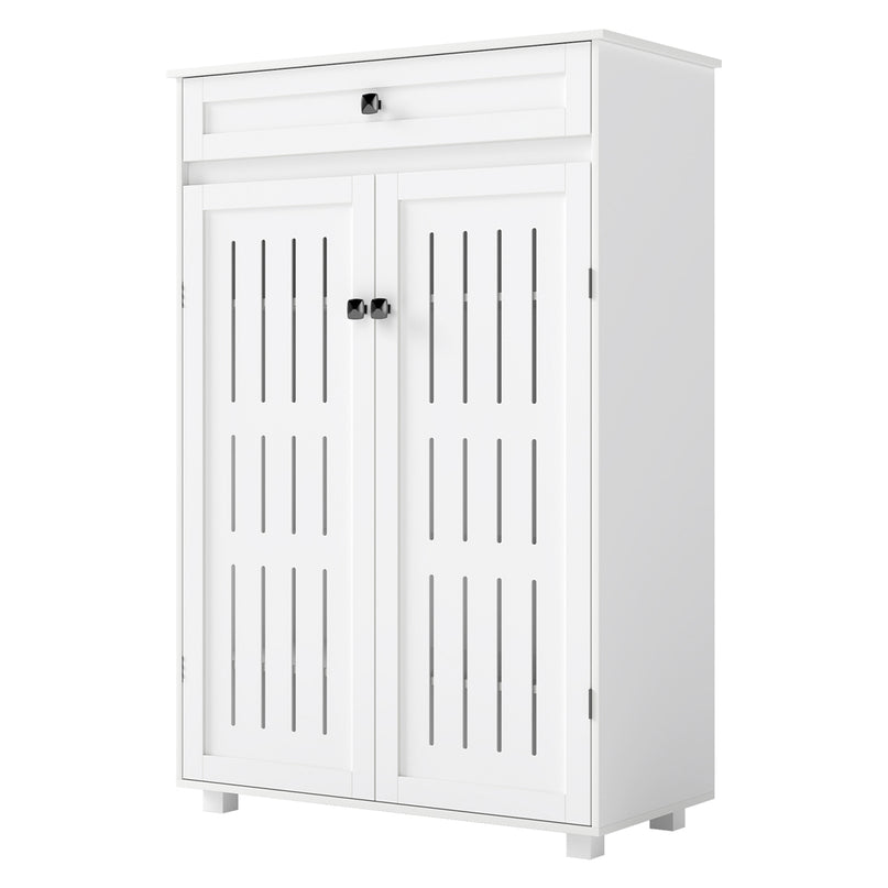 Levede Shoe Cabinet Door Storage Rack Cupboard White-2011971110257692672