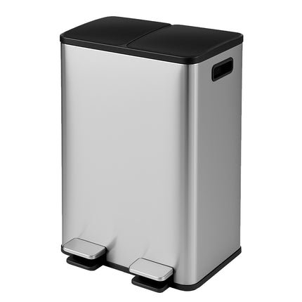 Toque 60L Pedal Bin Kitchen Waste Can Recycling Dustbin-2018816874996961280