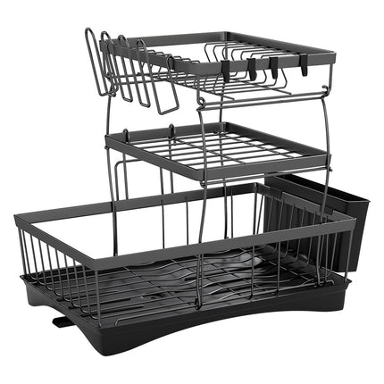 Toque Dish Drying Rack Plate Drainer Cup Holder-2006732713196916736
