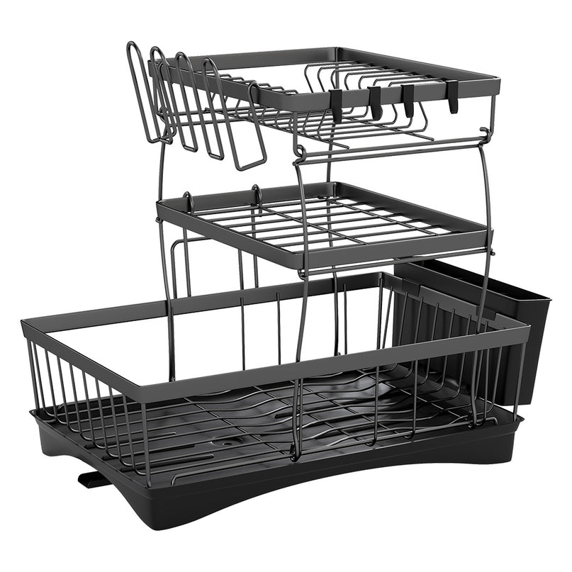Toque Dish Drying Rack Plate Drainer Cup Holder-2006732713196916736