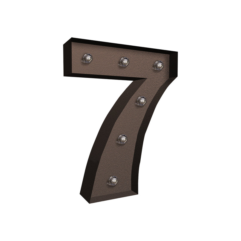 LED Metal Number Lights Free Standing-2006733427558191104