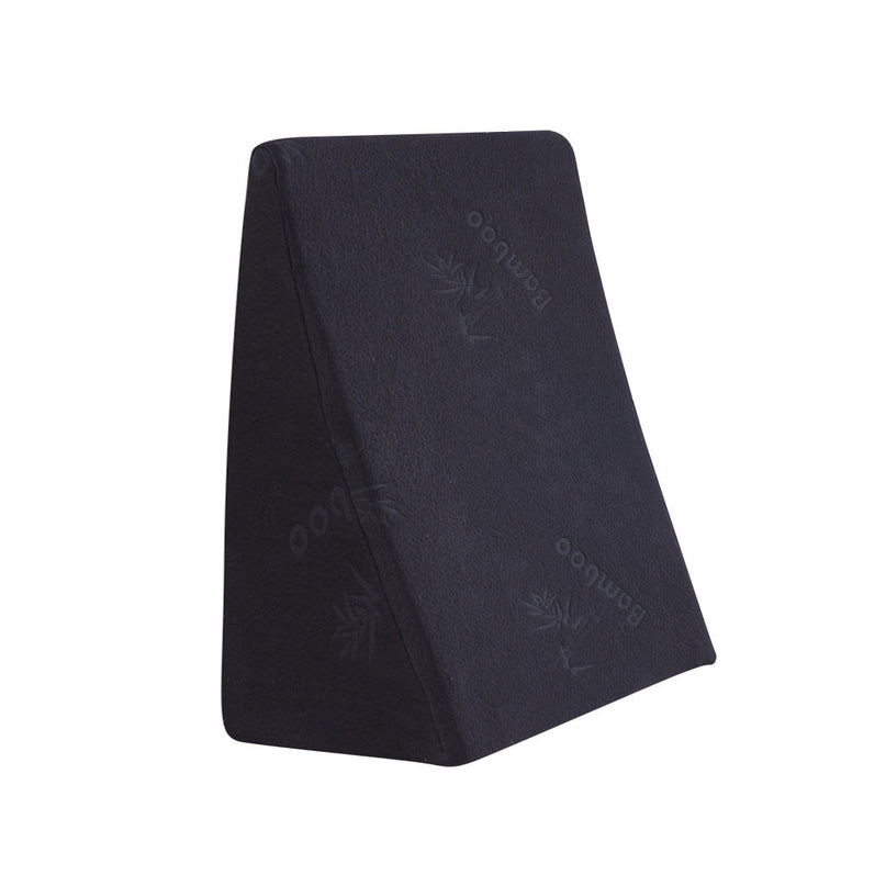 Cool Gel Memory Foam Bed Wedge Pillow Black 25-2029387256824991744