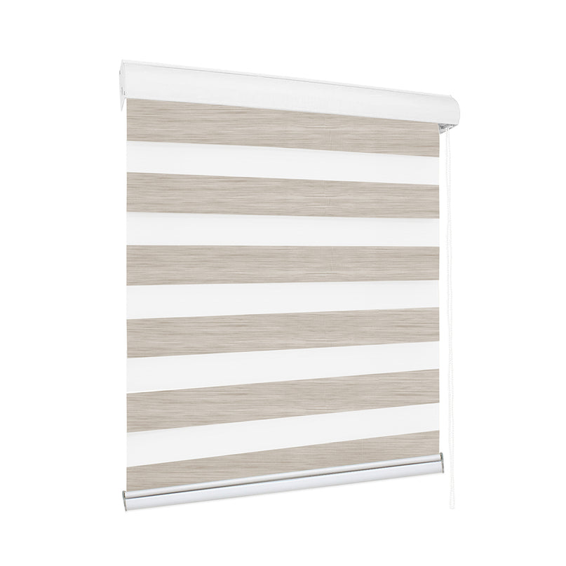 Marlow Blackout Zebra Roller Blind Curtains 90x210 Beige-2018816733699248128