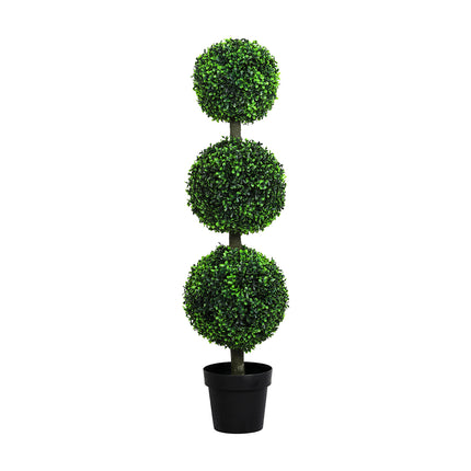Lambu Artificial Triple Ball Boxwood Trees-2006732894076276736