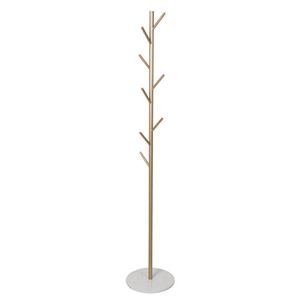 Levede Coat Rack Hat Clothes Stand Hanger Gold-2018816734156427265