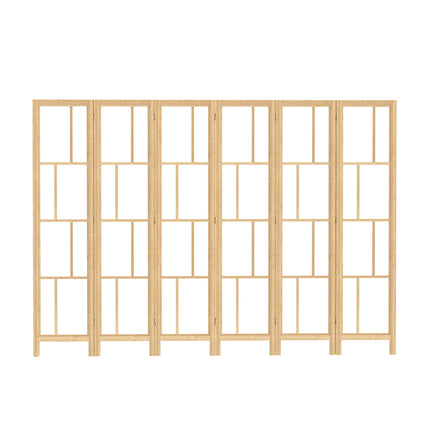 Levede 6 Panel Room Divider 170cm Freestanding Screen-2006733395052335105