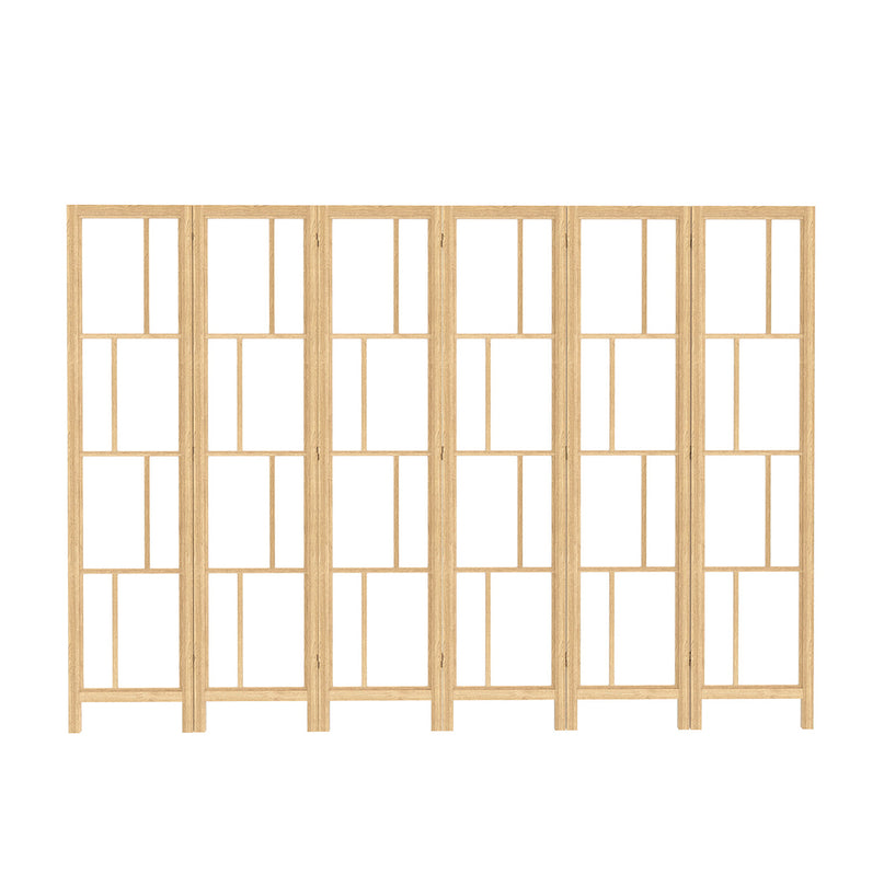 Levede 6 Panel Room Divider 170cm Freestanding Screen-2006733395052335105
