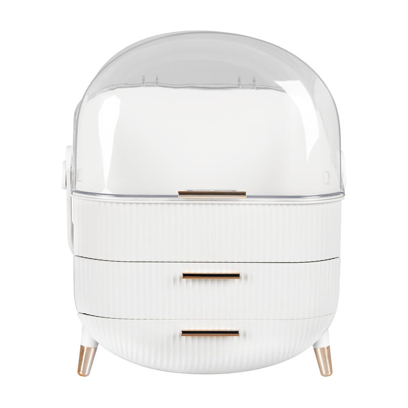 Makeup Organizer Case Drawer Portable White-2006733282275889153