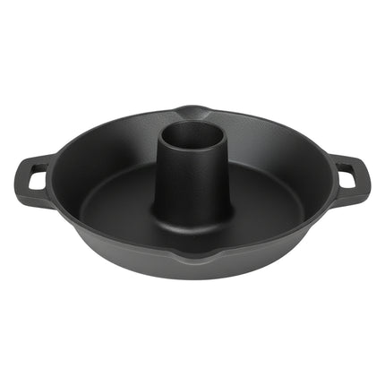 Toque Cast Iron Roaster Stand Non-stick Beer Can Chicken Holder Kitchen Outdoor-2029334115999944705