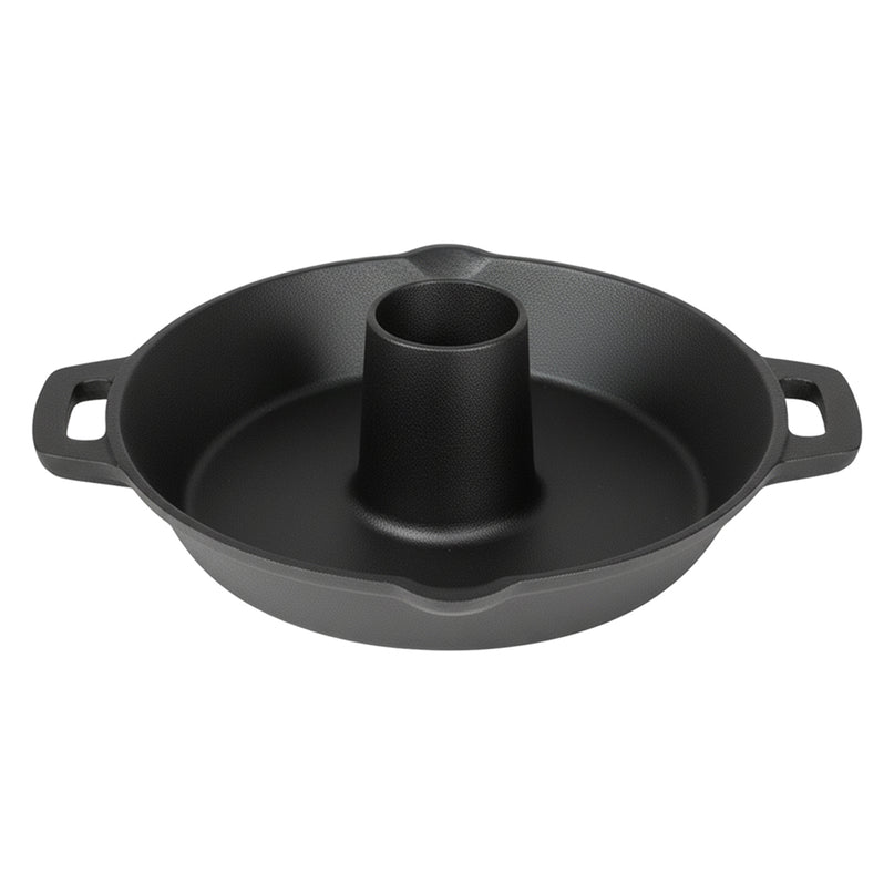Toque Cast Iron Roaster Stand Non-stick Beer Can Chicken Holder Kitchen Outdoor-2029334115999944705
