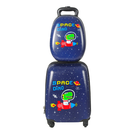 BoPeep 16''13'' 2PCS Kids Luggage Set Space Dino-2006733211861913601