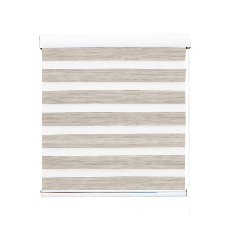Marlow Blackout Zebra Roller Blind Curtains 180x210 Beige-2029387285140738049