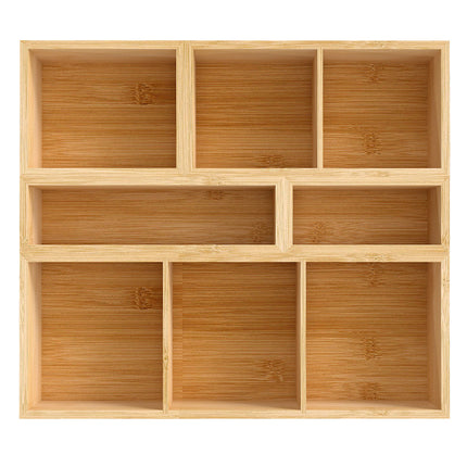 Toque Bamboo Drawer Organizer Multi-Use Storage Box-2029387215821475841