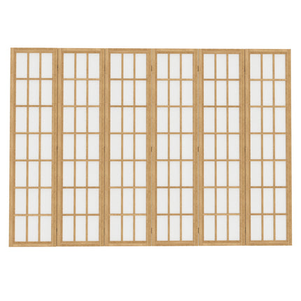 Levede 6 Panel Room Divider 170cm Freestanding Screen-2006732767794171905
