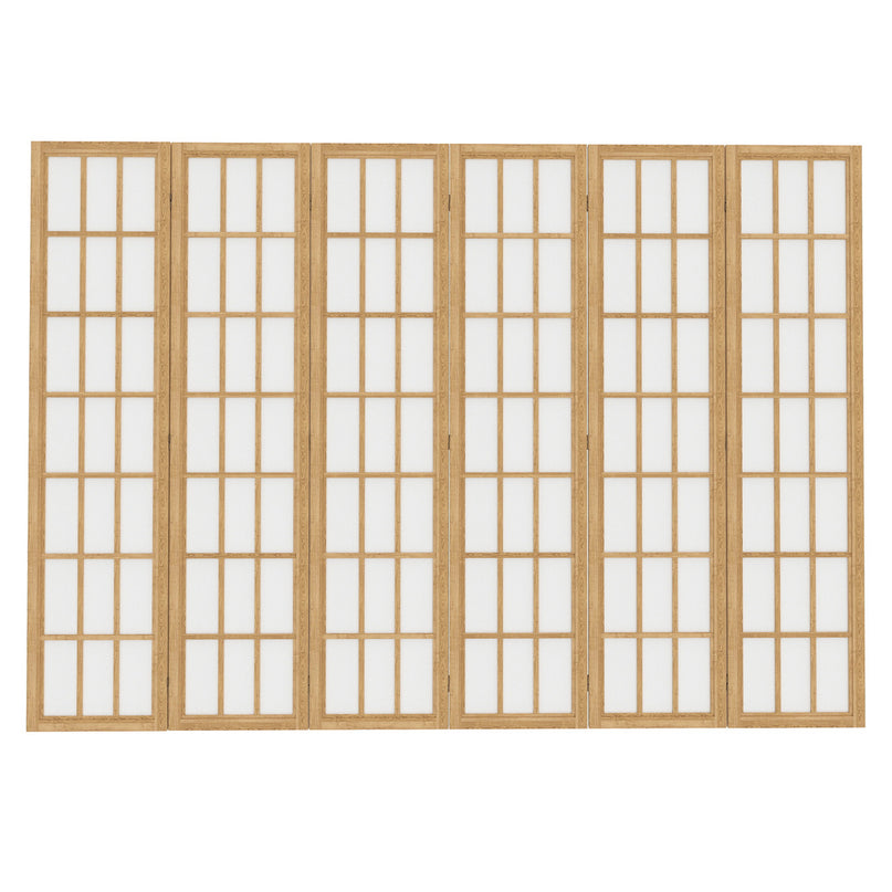 Levede 6 Panel Room Divider 170cm Freestanding Screen-2006732767794171905