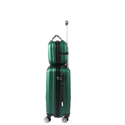 Slimbridge 2pcs 20"Travel Luggage Set Green-2006733062121066497