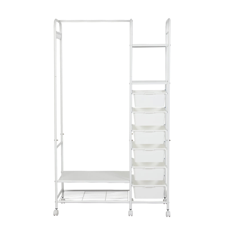 Levede 94CM Clothes Rack Stand Heavy Duty Hanging-2006732699984859137