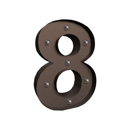 LED Metal Number Lights Free Standing-2006733354837348353