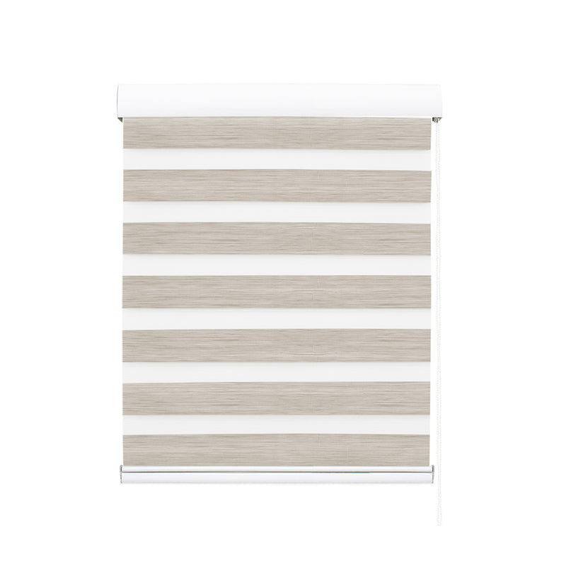 Marlow Blackout Zebra Roller Blind Curtains 90x210 Beige-2018816733699248129